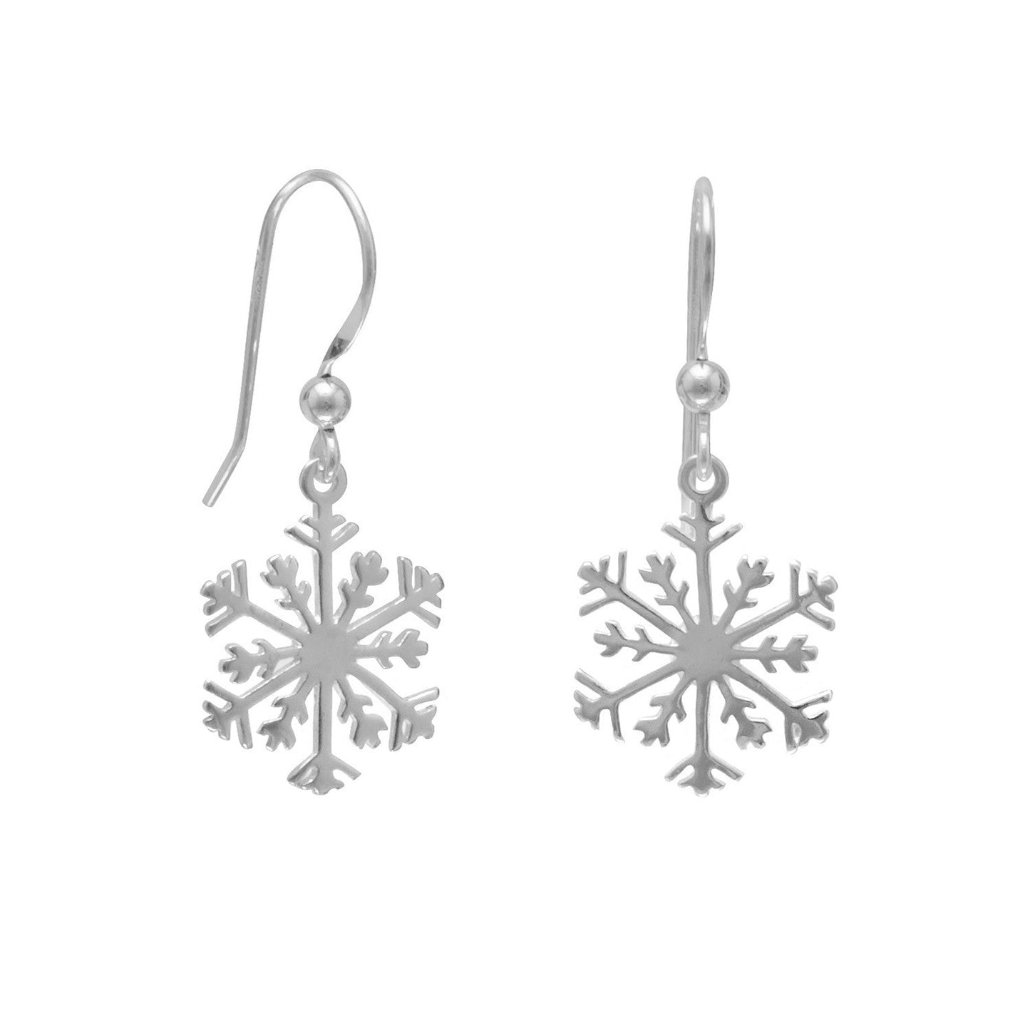 Small Snowflake Earrings