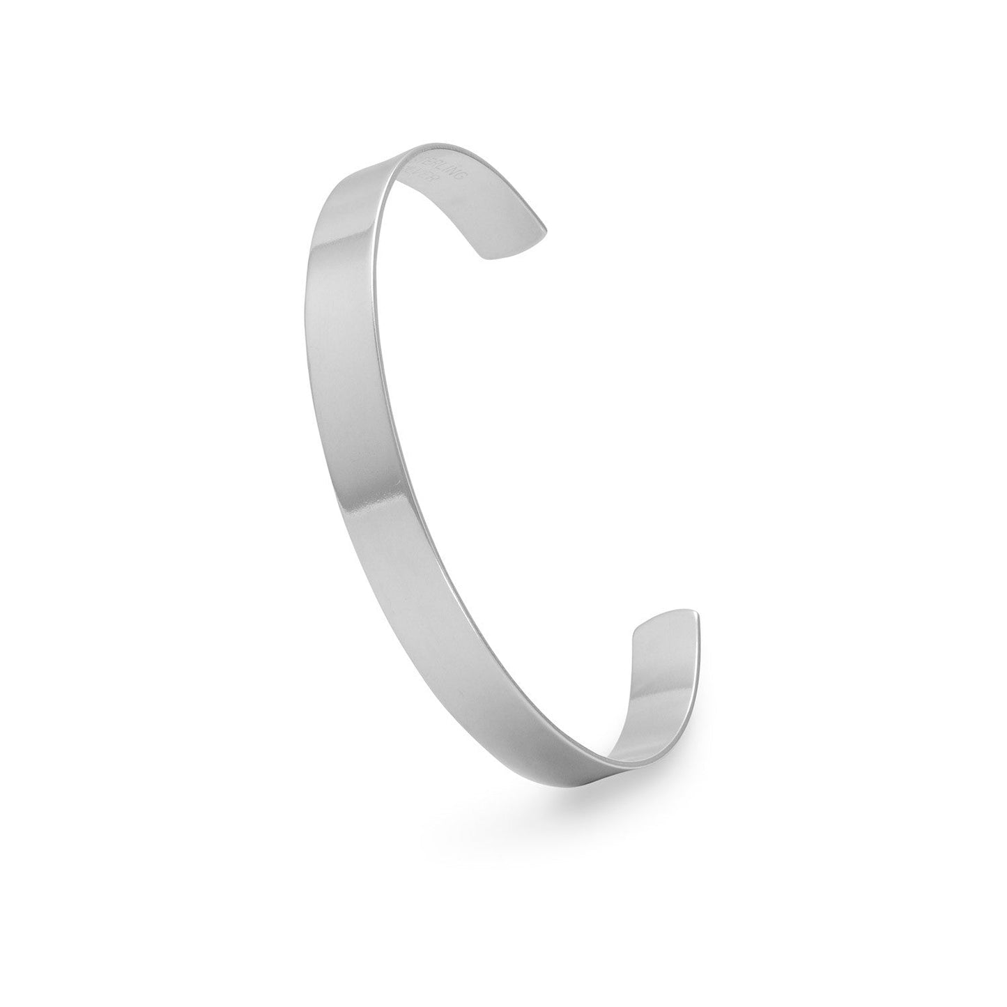 9.5mm Polished Cuff Bracelet