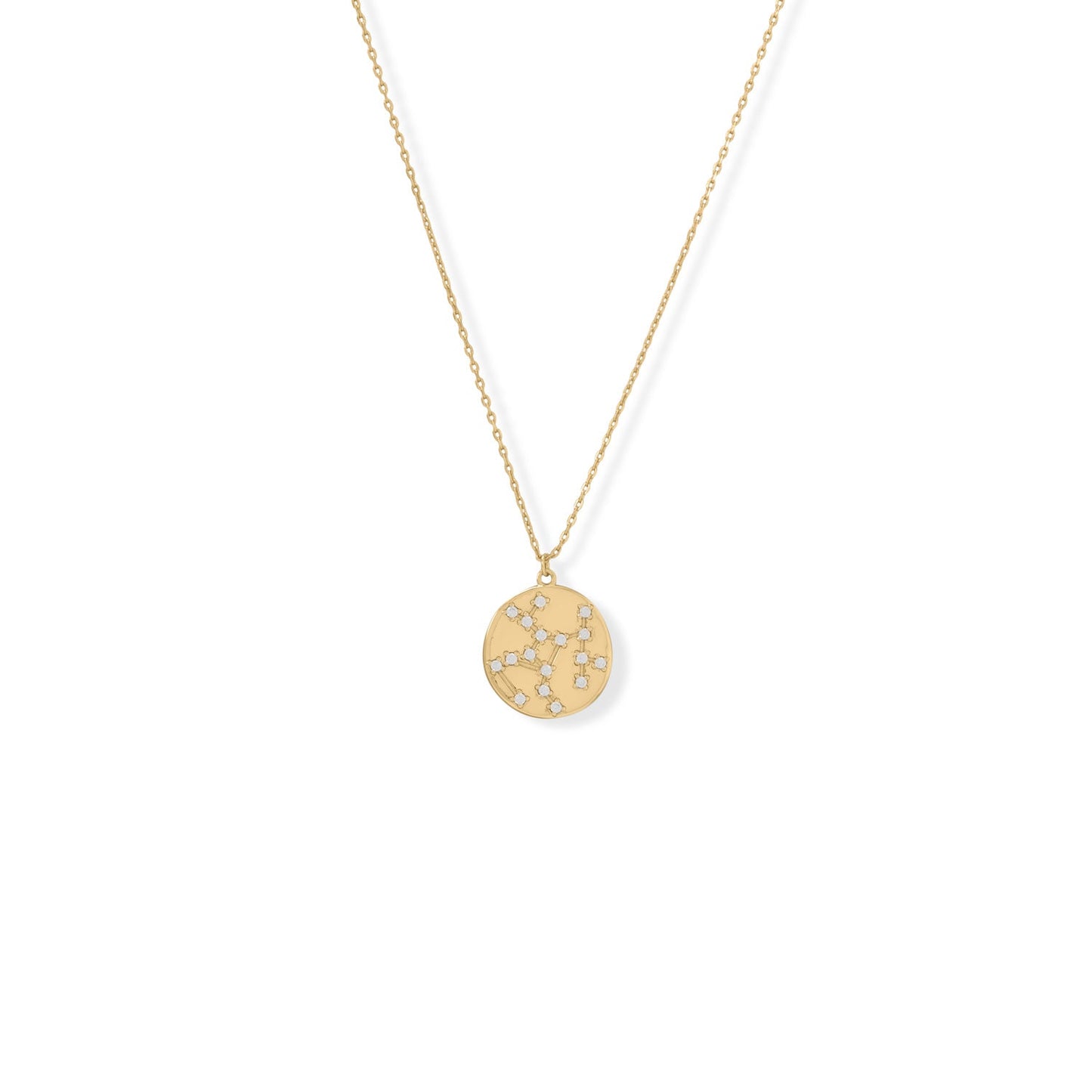 Cosmic Constellations! 16" + 2" Sagittarius Coin Necklace