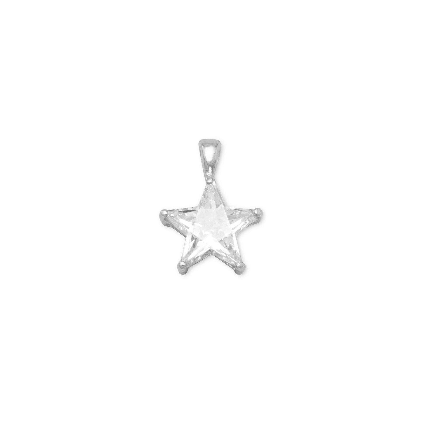 CZ Star Pendant