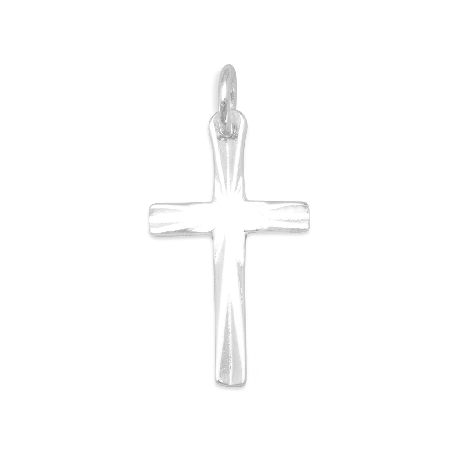 Diamond Cut Cross Pendant