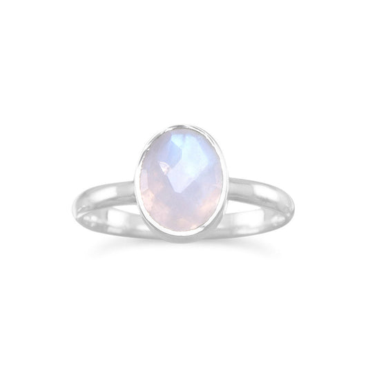 Must Have Moonstone! Faceted Moonstone Ring