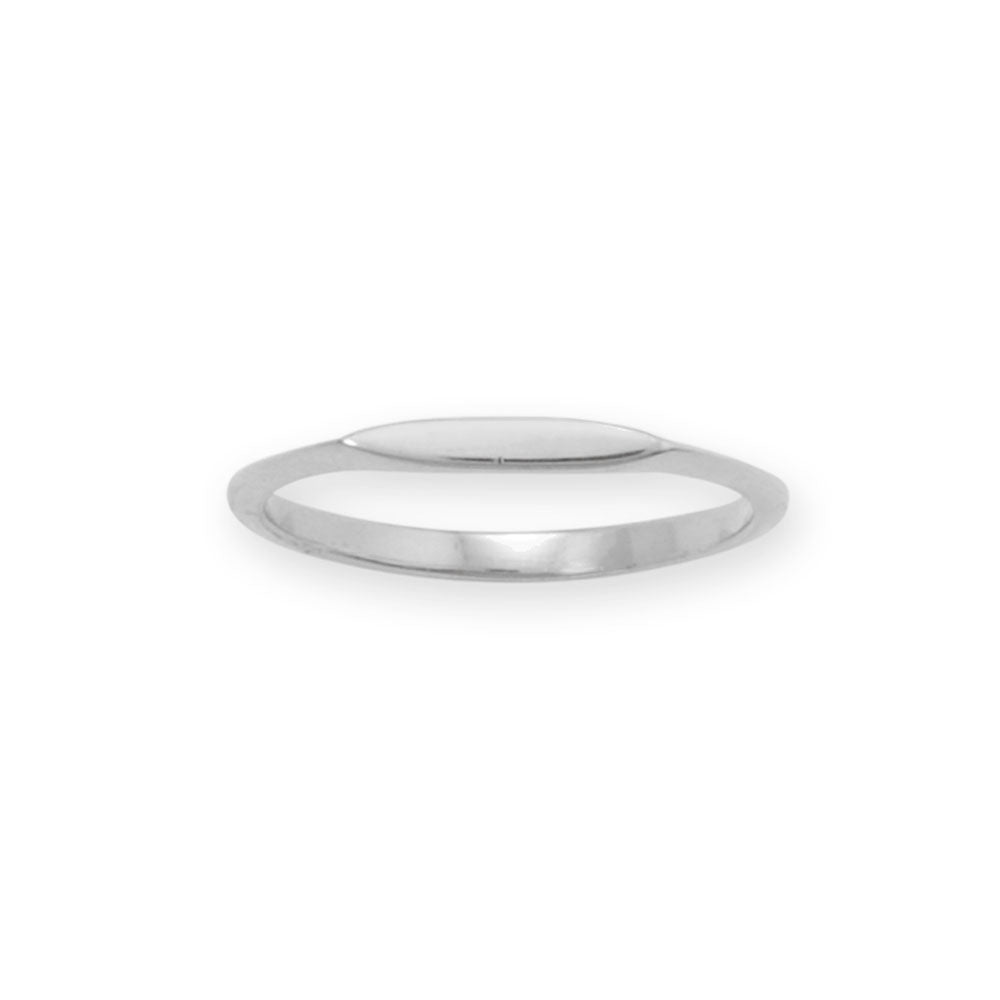 Dainty Flat Top Ring